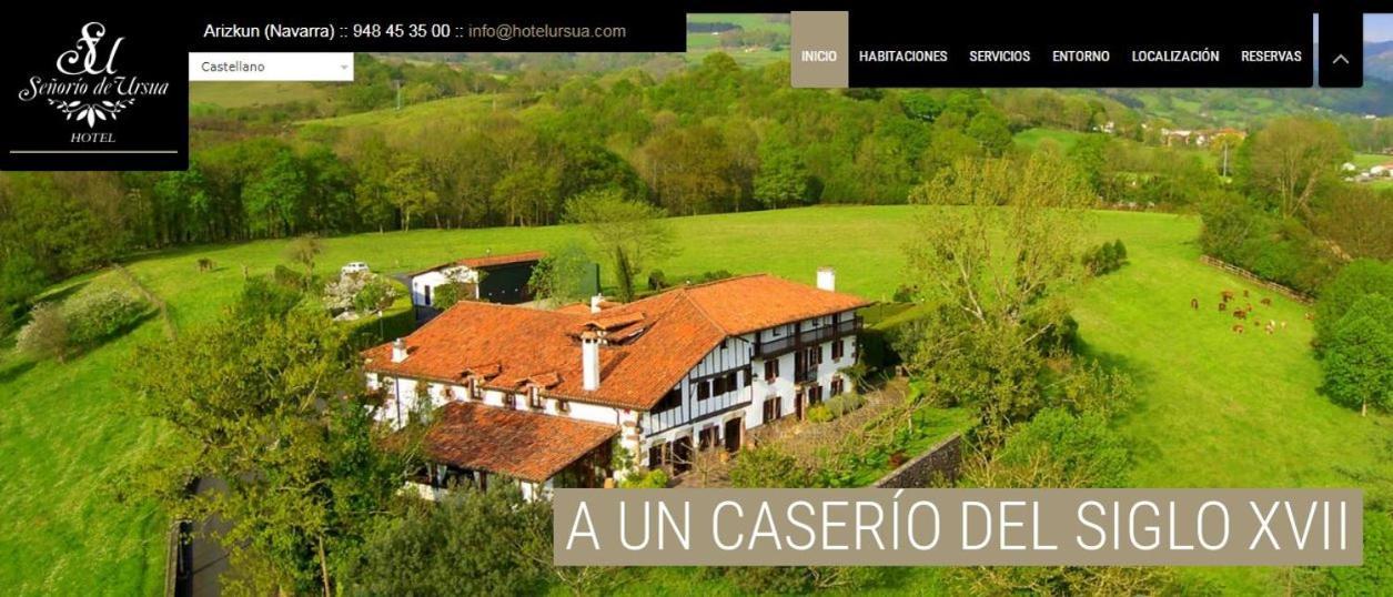 Hotel Senorio De Ursua Arizcun Екстер'єр фото